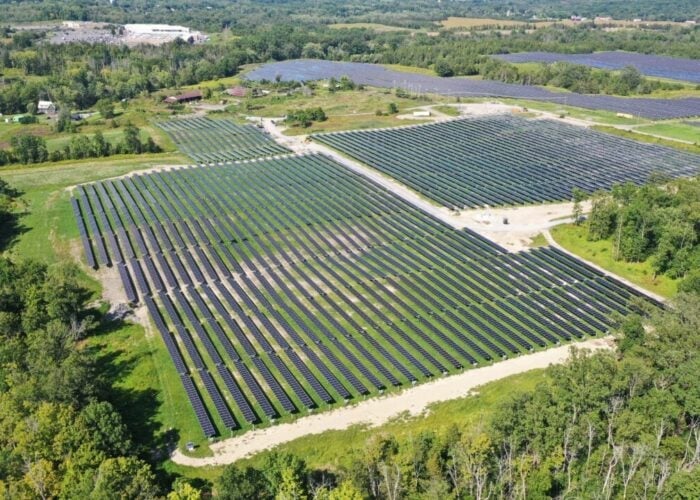 PureSky Energy's Clover Meadow community solar project in New York state.