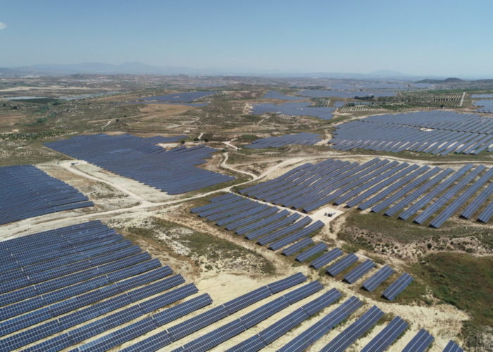 The Mula solar plant has a capacity of 494MWp. Image: Qualitas Energy