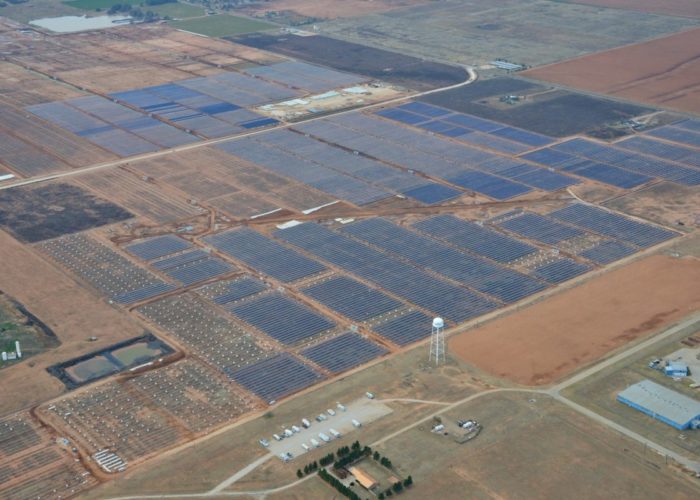 The Lamesa solar project in Texas.