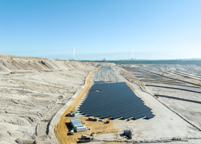 The RWE's Neuland Solar Farm will provide power to the Hambach mine until its closure. Image: RWE