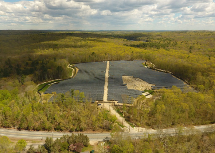 A SolarEdge community solar installation in the US state of Rhode Island. Image: Business Wire