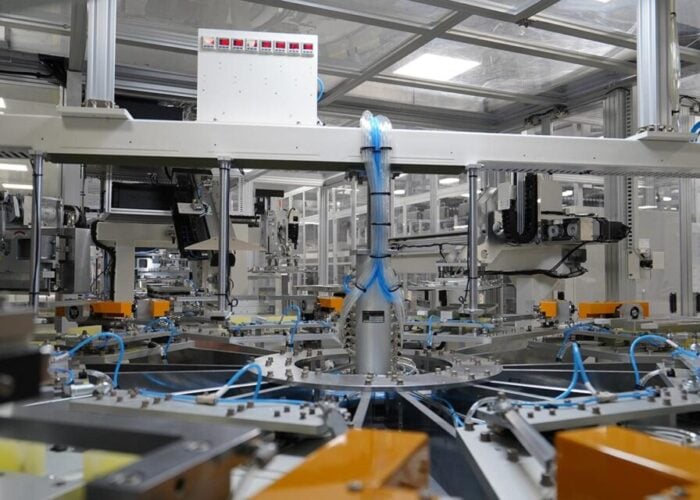 A SolarEdge battery manufacturing facility in South Korea.