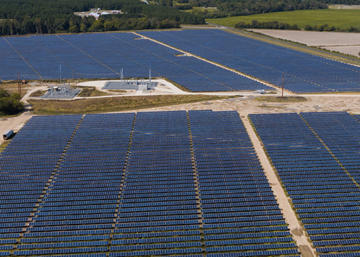 The Cherrydale solar project.
