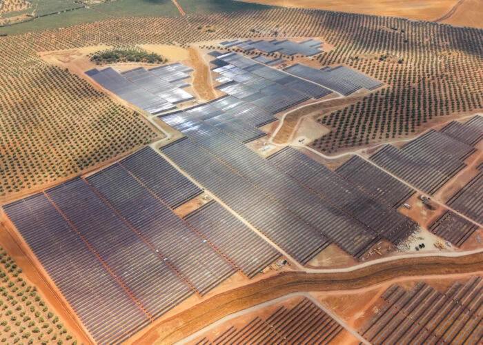 A solar PV project.