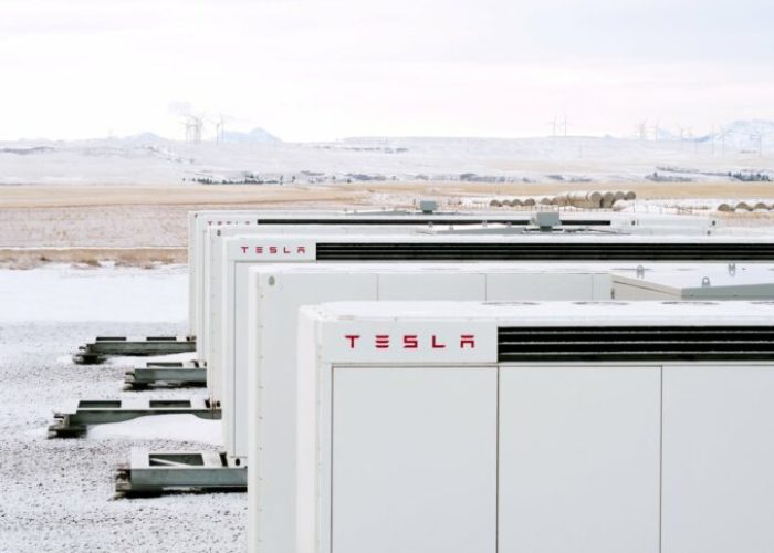 Detail of Windcharger, Alberta's first grid-scale battery storage project, installed in 2020. Image: Transalta.