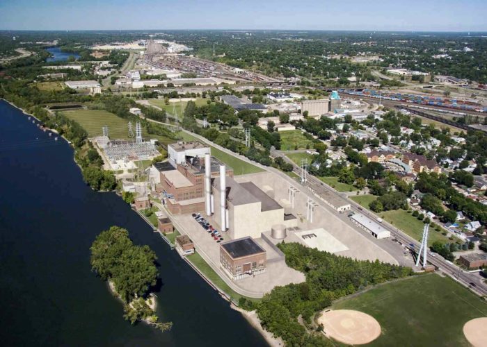 Xcel Energy's Riverside coal-fired power plant in Minnesota. Credit: Xcel Energy