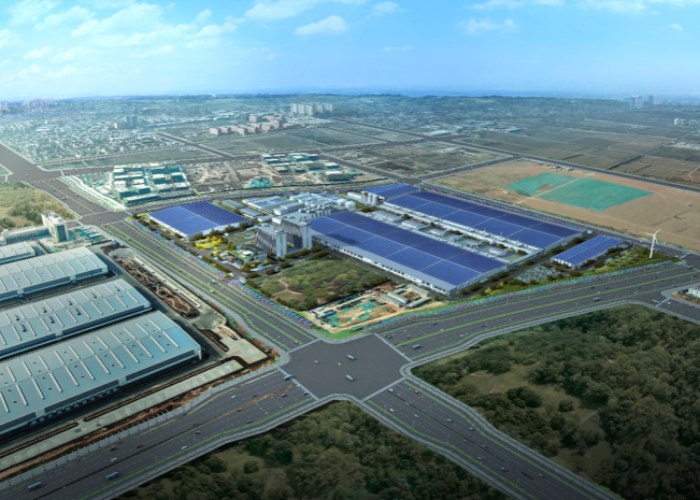 Jolywood Solar Shanxi 16GW PV cell factory design sketch
